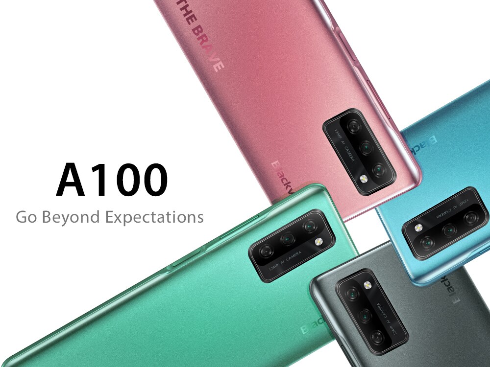 Blackview A100 Smartphone Helio P70 Octa Core 6GB+128GB 12MP HDR