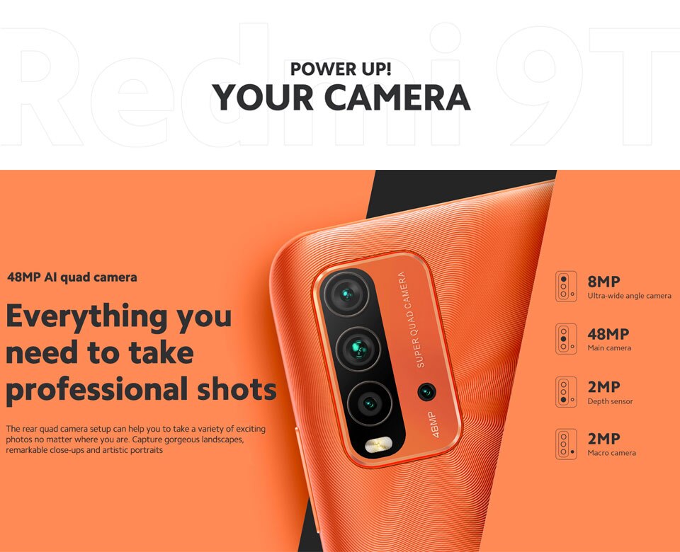 World Premiere Global Version Xiaomi Redmi 9T 4GB 64GB /4GB 128GB /6GB