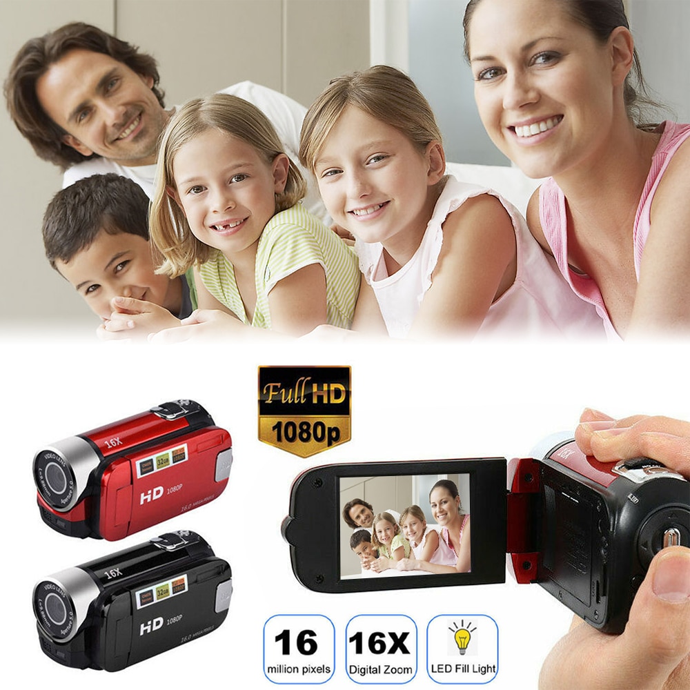 SPASH HD 1080P Video Camera Digital Camcorder 2.7 inch