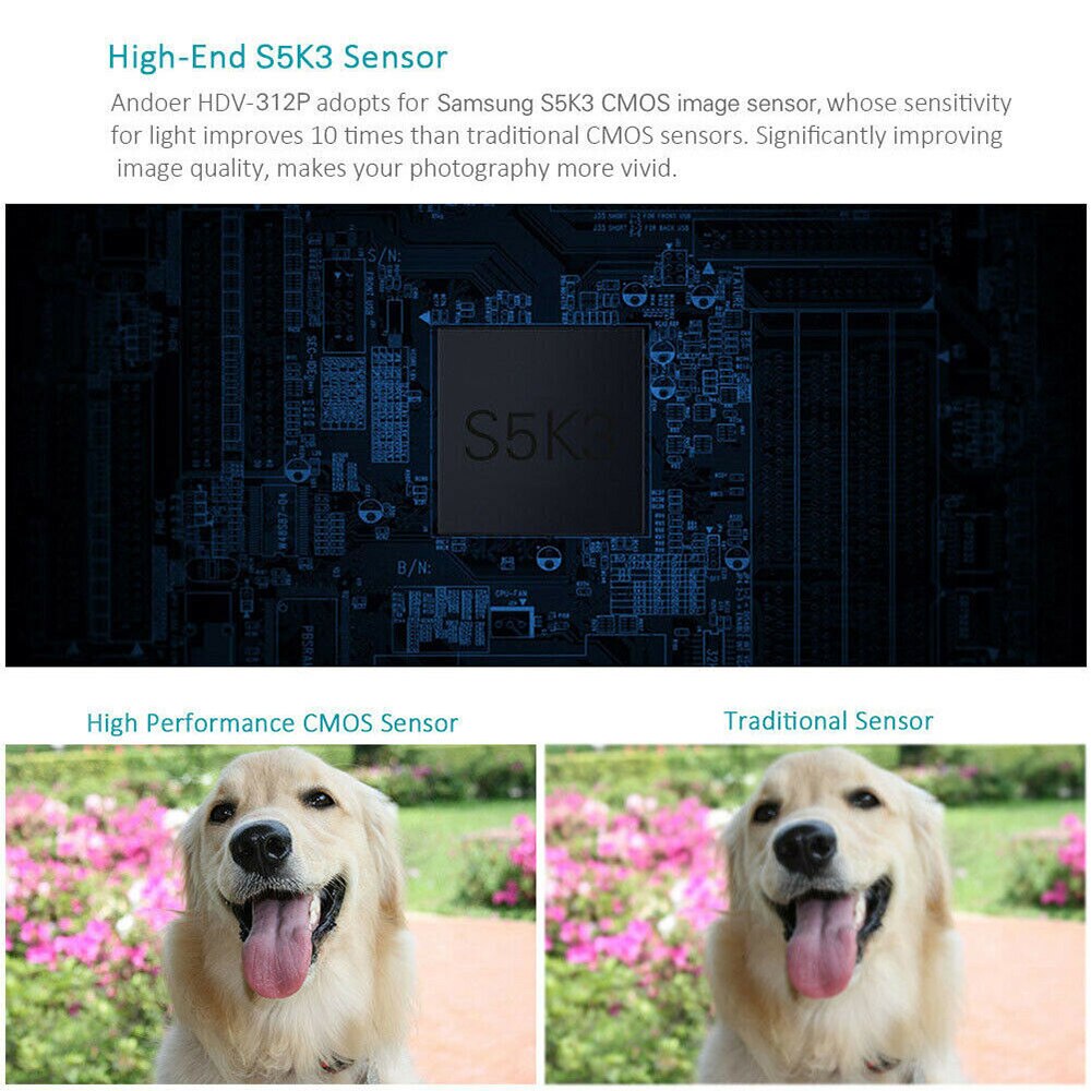 SPASH HD 1080P Video Camera Digital Camcorder 2.7 inch