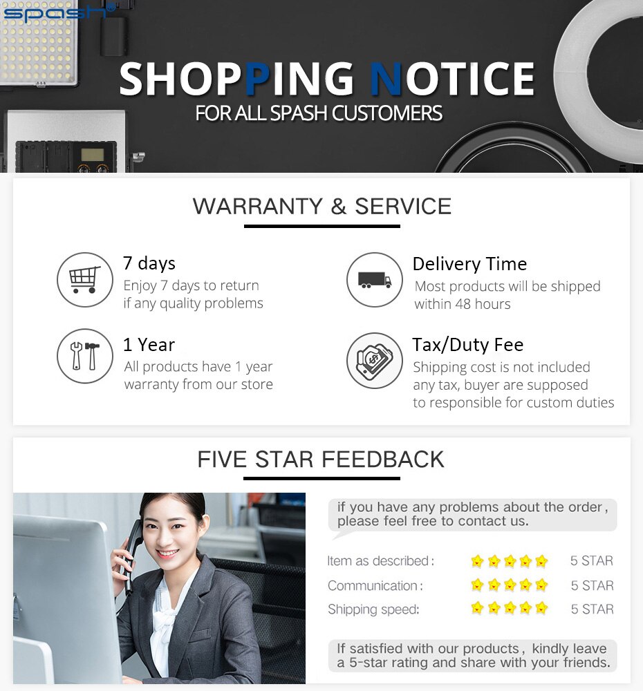 SPASH HD 1080P Video Camera Digital Camcorder 2.7 inch