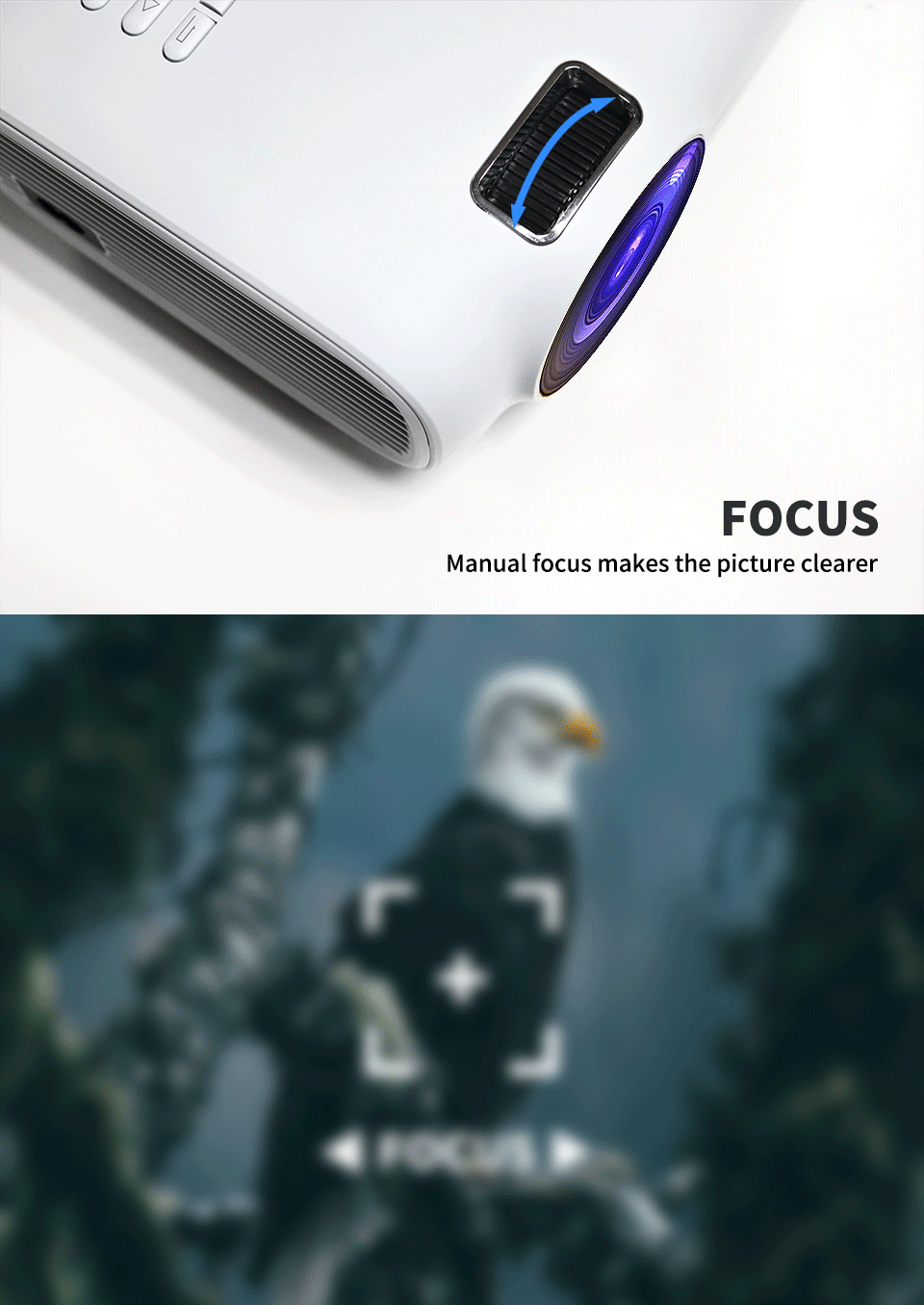 Projetor led wzatco e600 suporte ac3 1080p 4k vídeo Projetor led wzatco e600 suporte ac3 1080p 4k vídeo