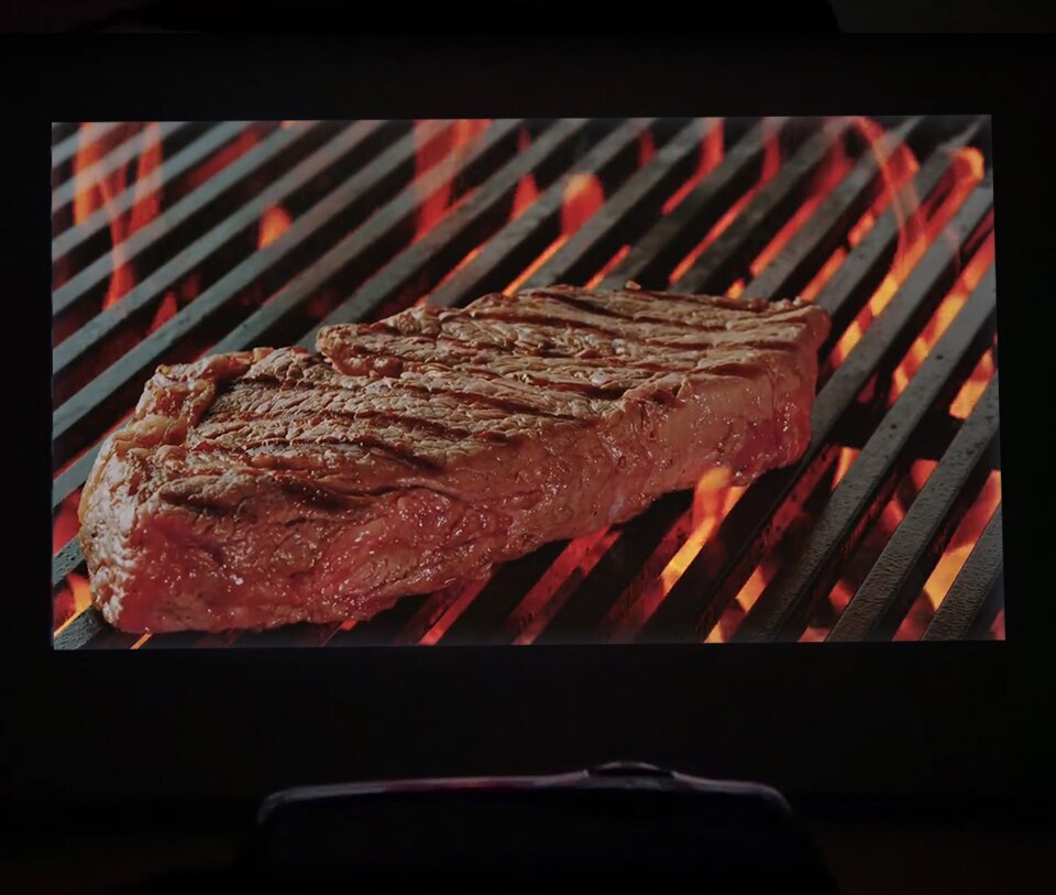 Projetor led wzatco e600 suporte ac3 1080p 4k vídeo Projetor led wzatco e600 suporte ac3 1080p 4k vídeo