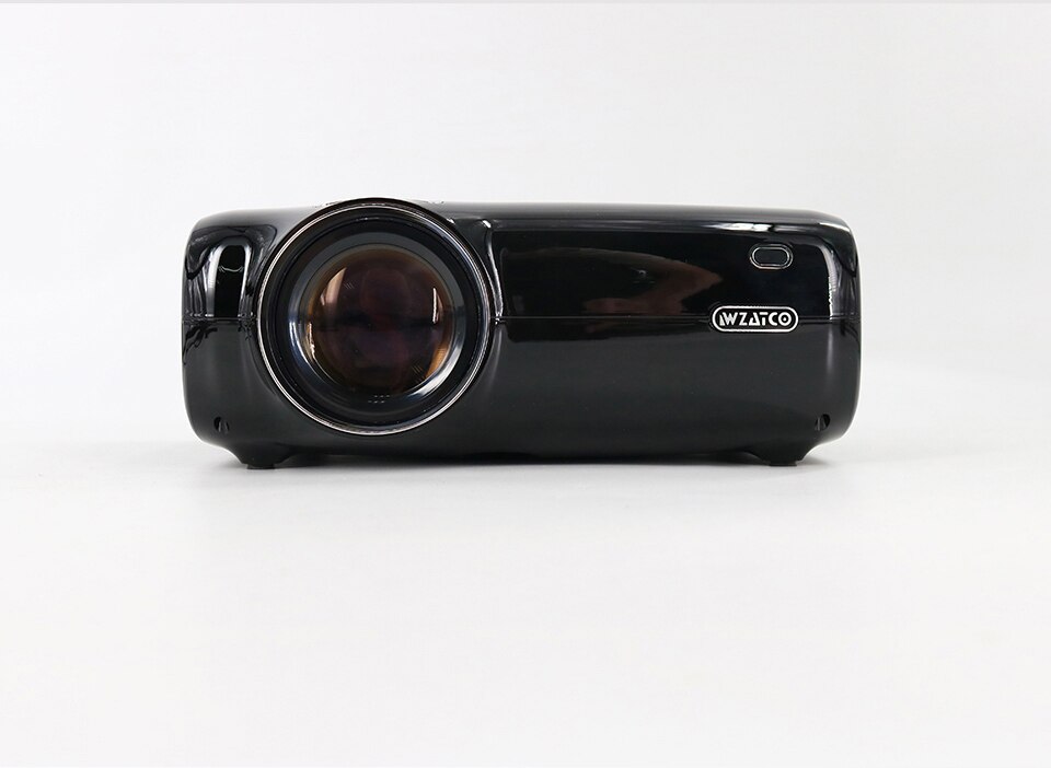 Projetor led wzatco e600 suporte ac3 1080p 4k vídeo Projetor led wzatco e600 suporte ac3 1080p 4k vídeo