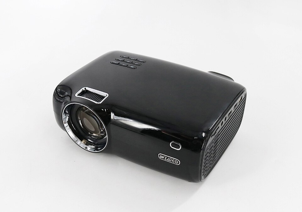 Projetor led wzatco e600 suporte ac3 1080p 4k vídeo Projetor led wzatco e600 suporte ac3 1080p 4k vídeo