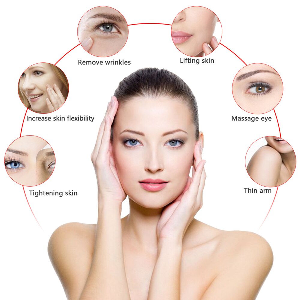 Metal Head 40K Cavitation Ultrasonic Body Slimming Machine Weight Loss Facial Radio Frequency Skin Tightening Beauty Device