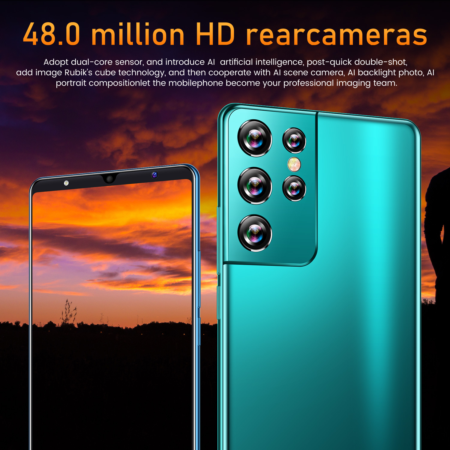 Téléphone S21 Ultra 2021 pouces 5G Android, smartphone, MT6889, 16 + 6.1 go, 512 mAh, longue durée de veille, 24 + 48MP, double SIM, nouveau, 5000 Téléphone S21 Ultra 2021 pouces 5G Android, smartphone, MT6889, 16 + 6.1 go, 512 mAh, longue durée de veille, 24 + 48MP, double SIM, nouveau, 5000