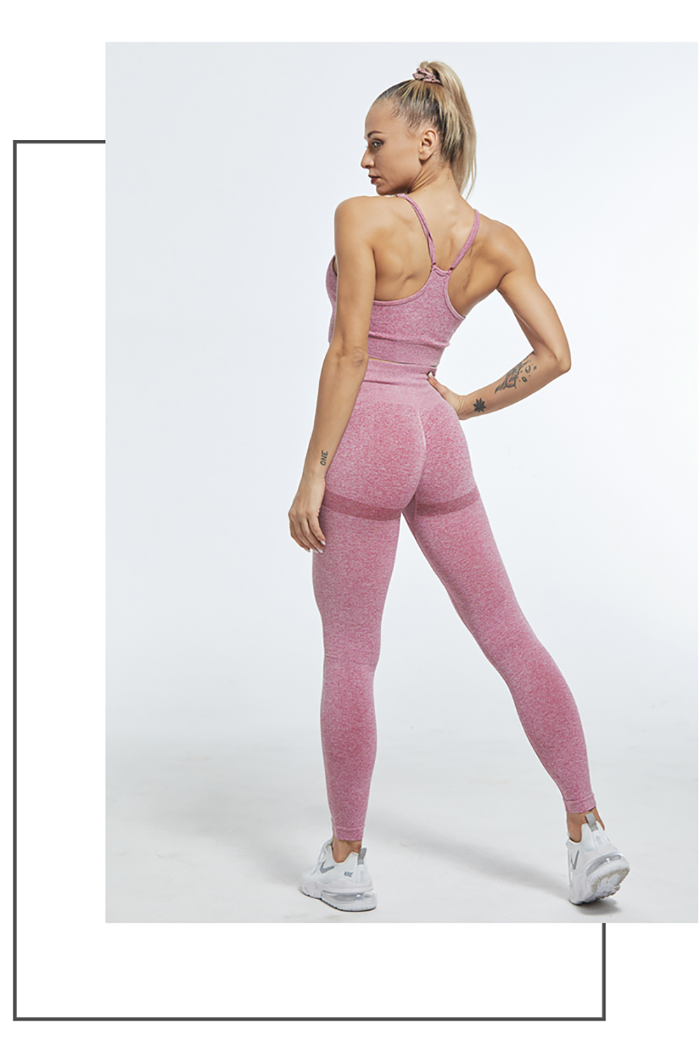 Sexy Women High Waist Leggings Female Gym Workout Legging Fashion Push Up Seamless Leggins Breathable Workout Pants