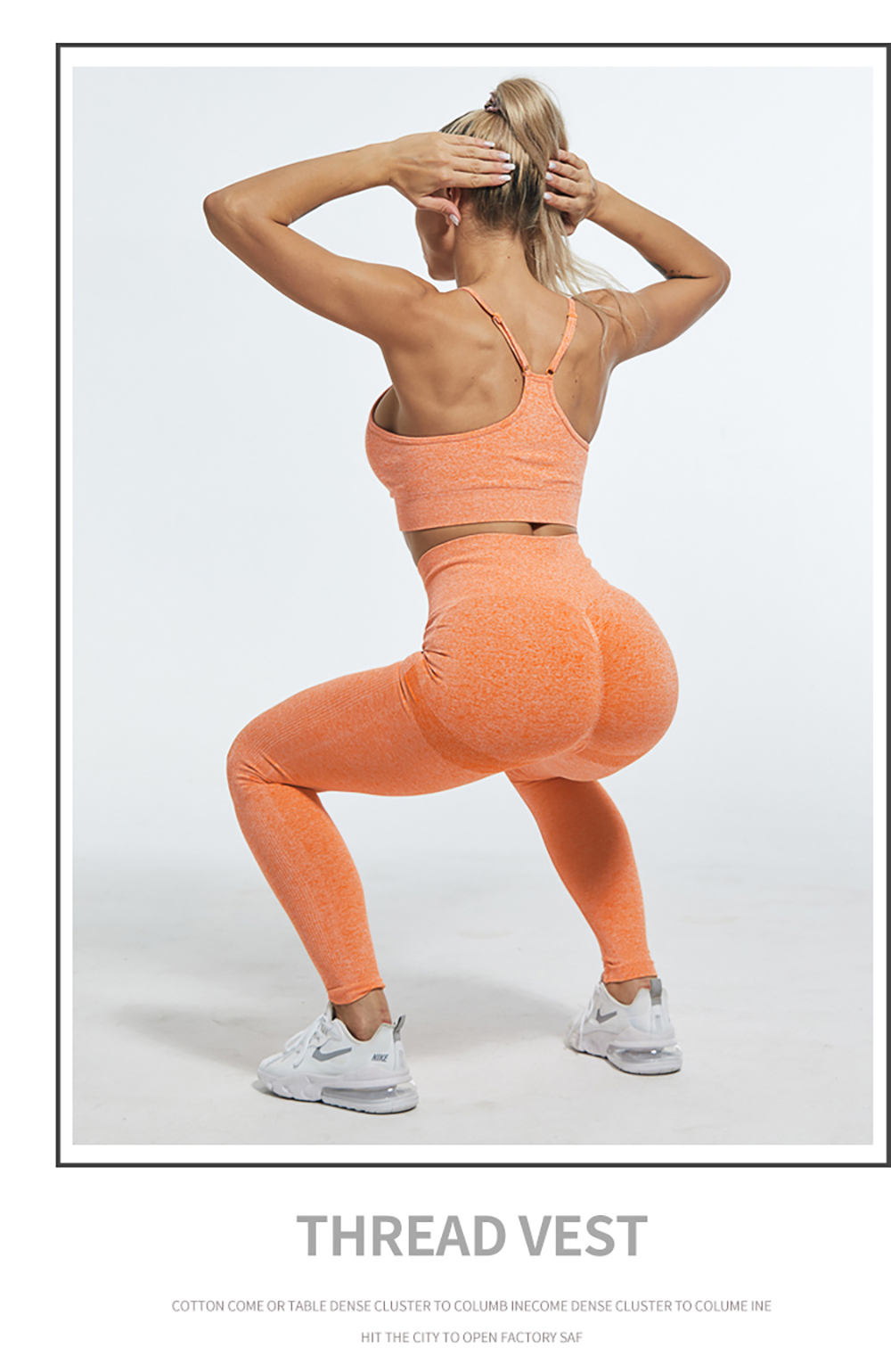 Sexy Women High Waist Leggings Female Gym Workout Legging Fashion Push Up Seamless Leggins Breathable Workout Pants